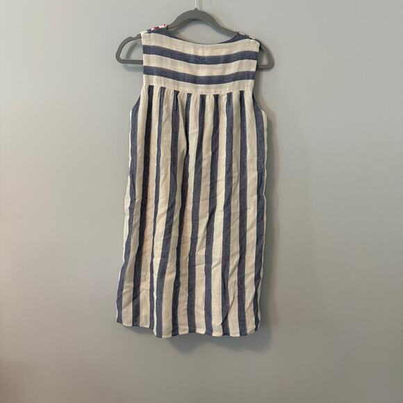 THML size small sleeveless sundress with multi color embroider detail - Picture 2 of 6